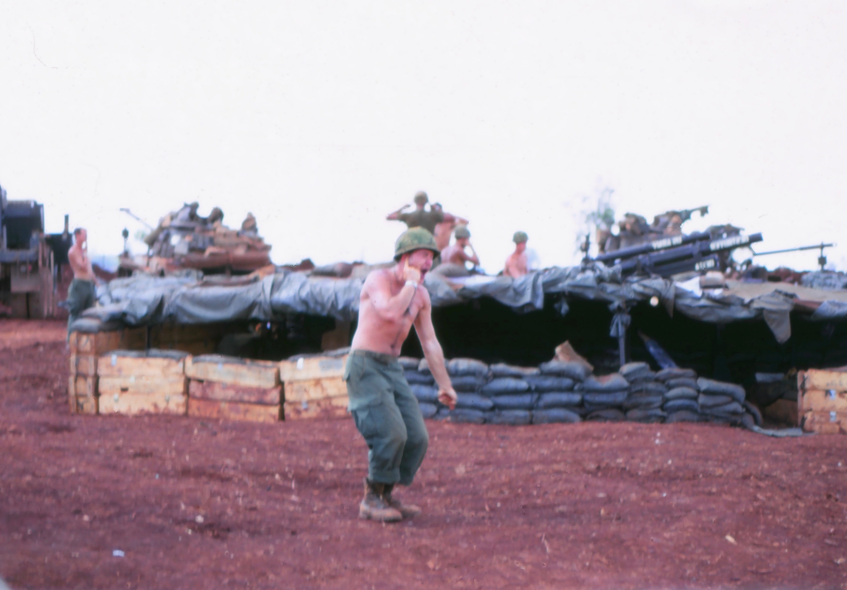 1LT Deets XO D Btry 1/5FA Firing Counter Battery in Vietnam